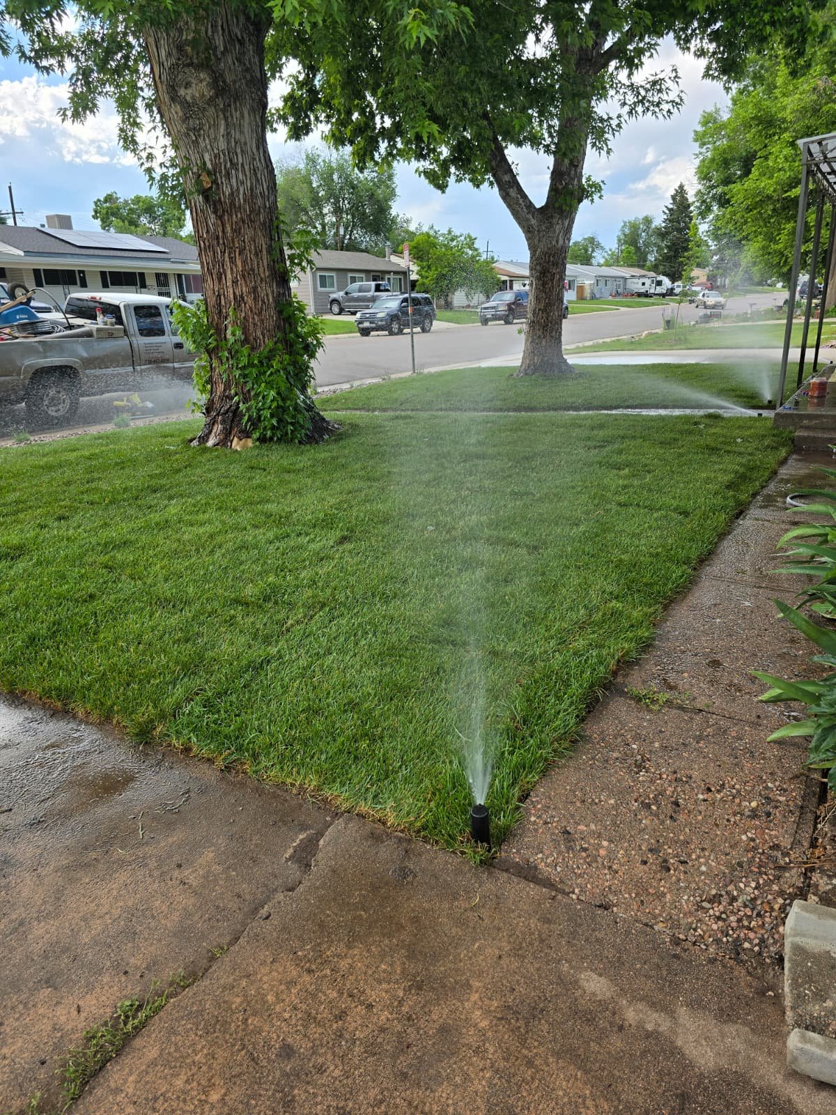 Completed paver project